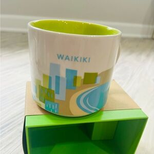 Starbucks Waikiki Coffee Mug 14 oz You Are Here Collection BRAND NEW IN BOX